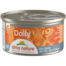 Almo Nature Daily Menu Cat - консервы Альмо Натюр мусс с осетром для кошек