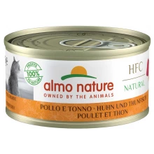 Almo Nature HFC Cat Natural - консервы Альмо Натюр с курицей и тунцом для кошек