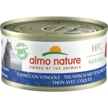 Almo Nature HFC Cat Natural - консервы Альмо Натюр с тунцом и моллюсками для кошек
