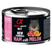 Alpha Spirit Cat Ham with Melon - консервы Альфа Спирит со свининой и дыней для кошек
