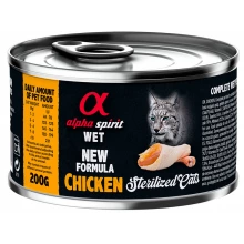 Alpha Spirit Cat Sterilized Chicken - консервы Альфа Спирит с курицей для стерилизованных кошек