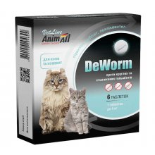 AnimAll VetLine DeWorm - антигельминтик ЭнимАл ДеВорм для кошек и котят