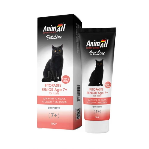 AnimAll VetLine fitopaste for senior cat - фитопаста ЭнимАл для котов старше 7 лет