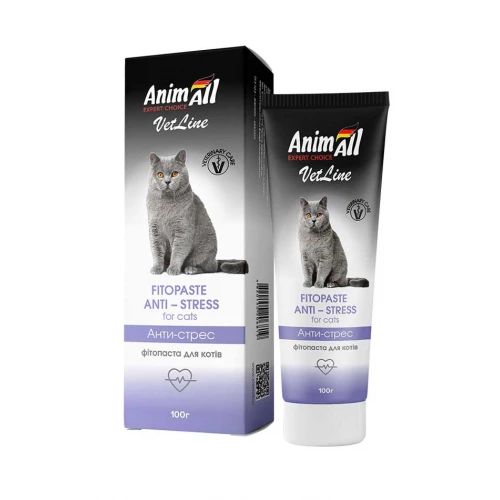 AnimAll VetLine fitopaste stop stress for cat - фитопаста ЭнимАл стоп стресс для кошек