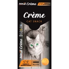 AnimAll Snack Creme - крем-снеки ЕнімАл з куркою та креветками для кішок