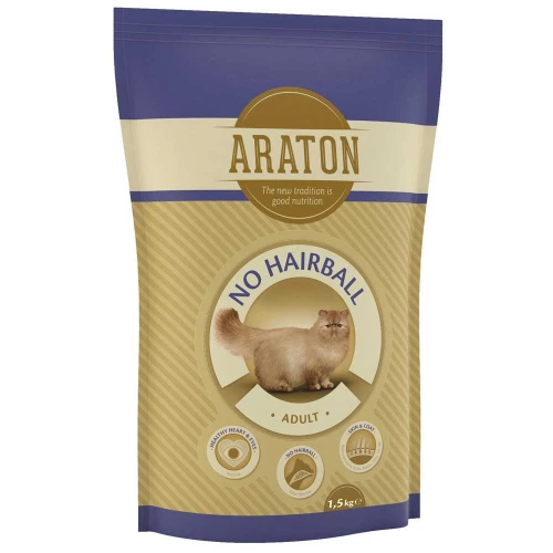 Araton Adult No Hairball - корм Аратон для дорослих кішок