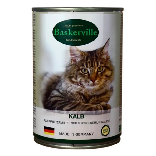 Baskerville - консерви Баскервіль для кішок, з телятиною