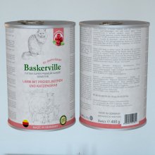 Baskerville - консервы Баскервиль с ягненком и клюквой для кошек