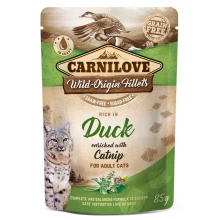 Carnilove Cat Duck Catnip - шматочки в соусі Карнілав із качкою та котячою м'ятою для кішок