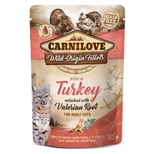 Carnilove Cat Turkey Valerian Root - шматочки в соусі Карнілав з індичкою та валеріаною для кішок