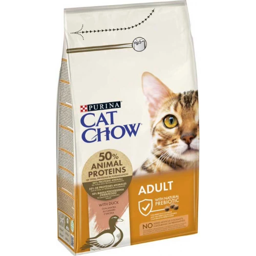 Cat Chow Adult with Duck - корм Кет Чау з качкою для дорослих кішок