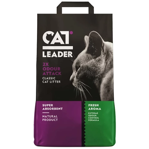 Cat Leader Classic 2xOdour Attack Fresh - супер-впитывающий наполнитель Кэт Лидер Классик