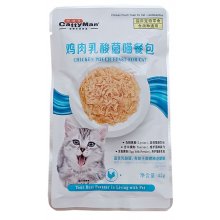 CattyMan Lactobacillus Chicken - консервы КэттиМен желе с курицей для кошек с проблемами пищеварения