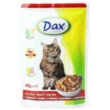 Dax - консервы Дакс с говядиной для кошек