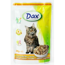 Dax - консервы Дакс с курицей для кошек
