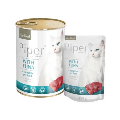Dolina Noteci Piper Sterilised Cat Tuna - консервы Долина Нотечи с тунцом для кошек
