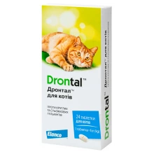 Drontal, Bayer - засіб від глистів Байєр Дронтал для кішок