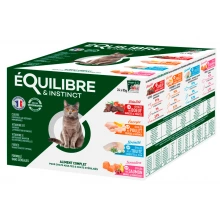 Equilibre Instinct Cat Multipack - набор консервов Эквилибри Инстинкт Мультибокс для кошек, пауч