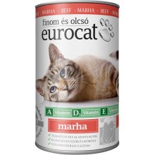 EuroCat Beef - консервы ЕвроКет с говядиной для кошек