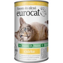 EuroCat Chicken - консервы ЕвроКет с курицей для кошек