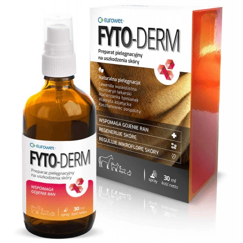 Eurowet Fyto-Derm - спрей Фіто-Дерм для лікування пошкоджень шкіри
