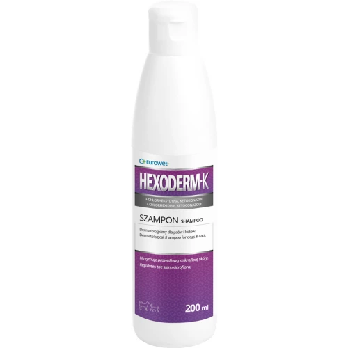 Hexoderm-K - шампунь Гексодерм-К з хлоргексидином і кетоконазолом