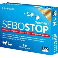 Eurowet Sebostop Spot-on - краплі ЕвроВет Себостоп проти себореї для собак і кішок