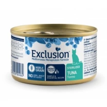 Exclusion Sterilized Tuna - консервы Эксклюжин с тунцом для стерилизованных котов