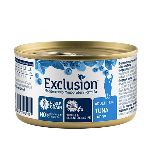 Exclusion Adult Tuna - консерви Ексклюжин з тунцем для котів