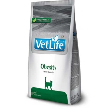 Farmina Vet Life Obesity Cat - диетический корм Фармина для снижения лишнего веса у кошек