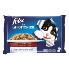 Felix Le Ghiottonerie - набор консервов Феликс с говядиной и курицей в желе