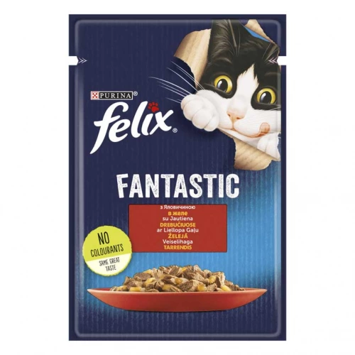 Felix Fantastic - консервы Феликс с говядиной в желе