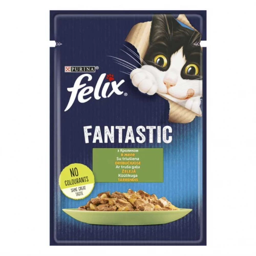 Felix Fantastic - консервы Феликс с кроликом в желе