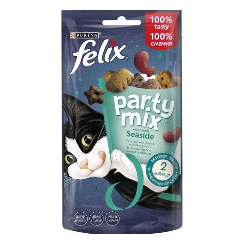 Felix Party Mix Ocean Mix - лакомство Феликс Океанический Микс для кошек