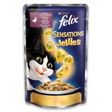 Felix Sensation - консервы Феликс с уткой и шпинатом в желе