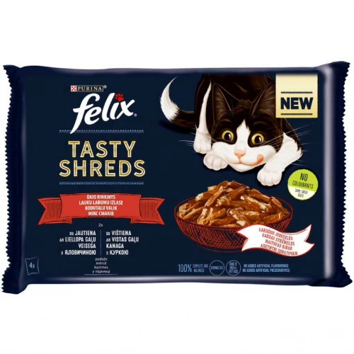 Felix Tasty Shreds - набор консервов Феликс Микс Вкусов