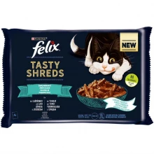 Felix Tasty Shreds - набор консервов Феликс Рыбный Микс