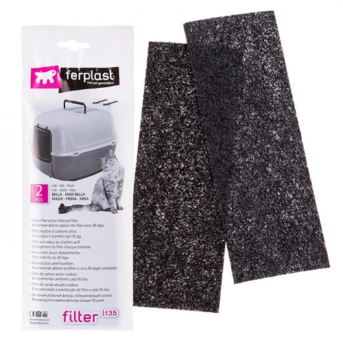 Ferplast Active Carbon Filter L 135 - фильтр Ферпласт с активированным углем для кошачьих туалетов