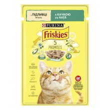 Friskies Cat - консерви Фріскас з качкою в підливці для котів