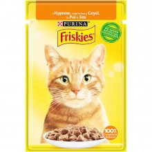 Friskies - корм Фрискас с курицей в подливке для кошек