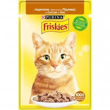 Friskies - корм Фрискас с индейкой в подливке для кошек