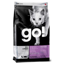 GO! Fit and Free - беззерновой корм Гоу! 4 вида мяса для кошек и котят