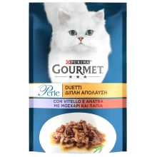 Gourmet Perle Duo - консерви Гурмет Перл з телятиною і качкою в підливці