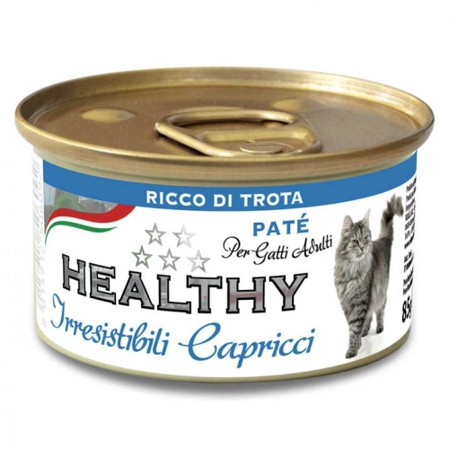 Healthy IrrCap Cat - паштет Хелфи с форелью для привередливых кошек