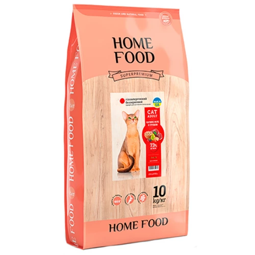Home Food - беззерновой корм Хоум Фуд с уткой и грушей для кошек