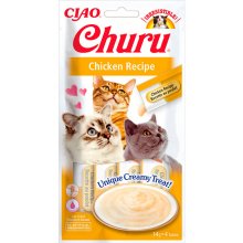 Inaba Cat Churu Chicken - сливочный мусс Инаба c курицей для кошек