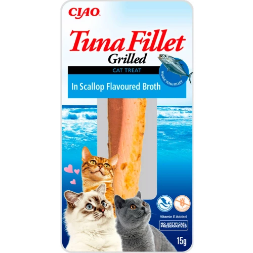Inaba Cat Grilled - філе тунця на грилі Інаба в бульйоні з гребінця для кішок
