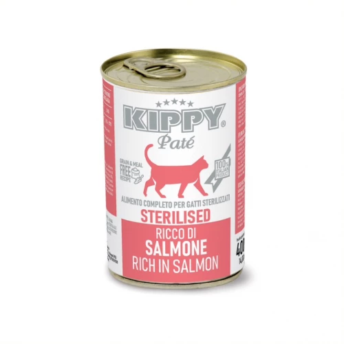 Kippy Sterilized Cat Pate Salmon - паштет Киппи с лососем для стерилизованных кошек