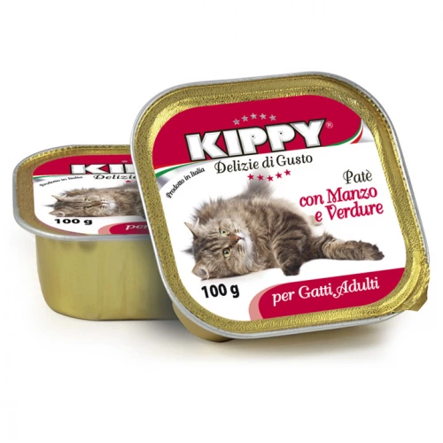 Kippy - паштет Киппи из говядины и овощей для кошек