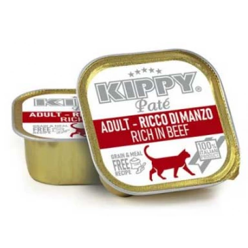 Kippy Adult Cat Pate Beef - паштет Киппи с говядиной для кошек